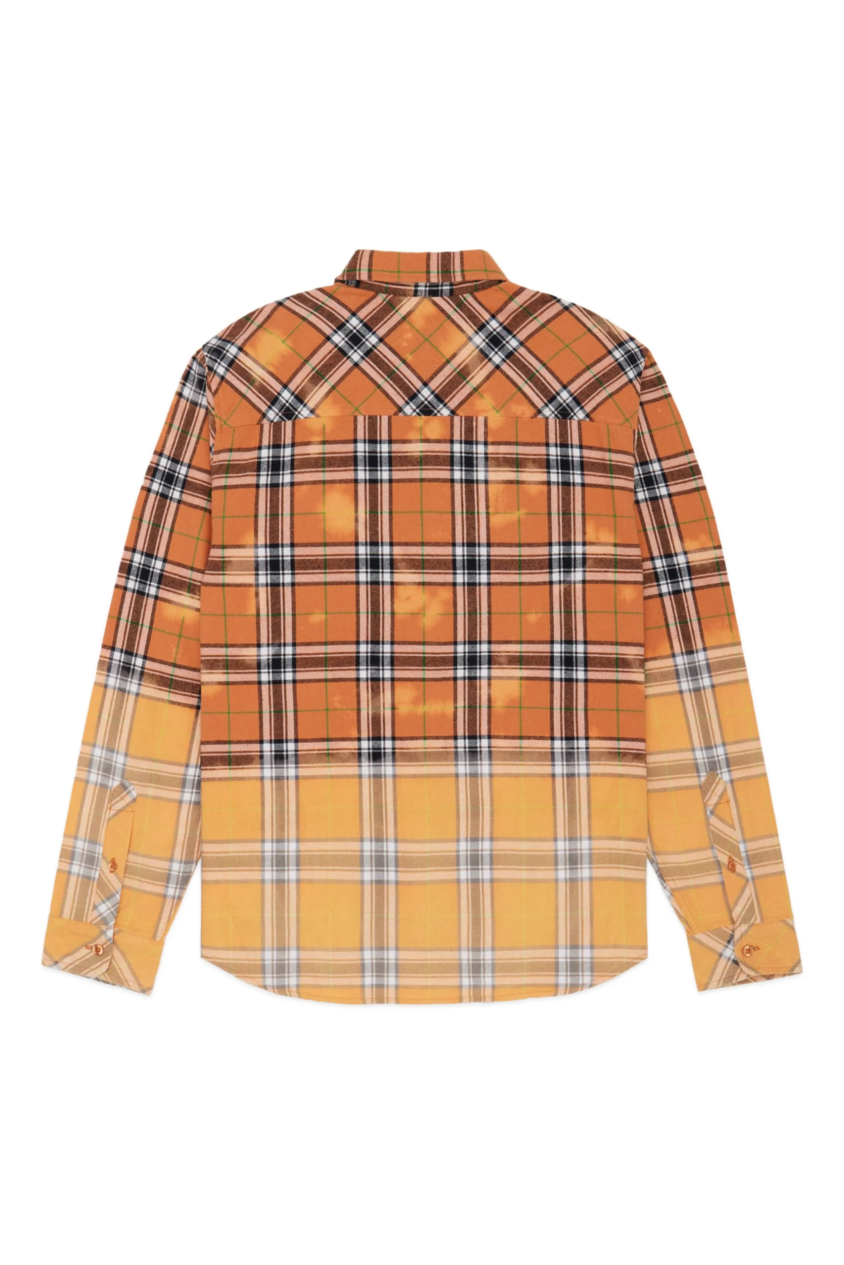 Bleached Flannel Shirt-Teddy Fresh Shop