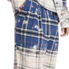 Bleached Flannel Shorts-Teddy Fresh Best