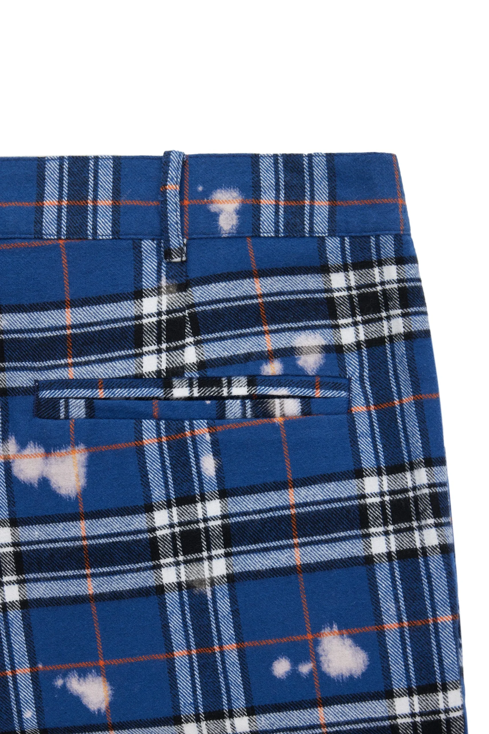 Bleached Flannel Shorts-Teddy Fresh Best