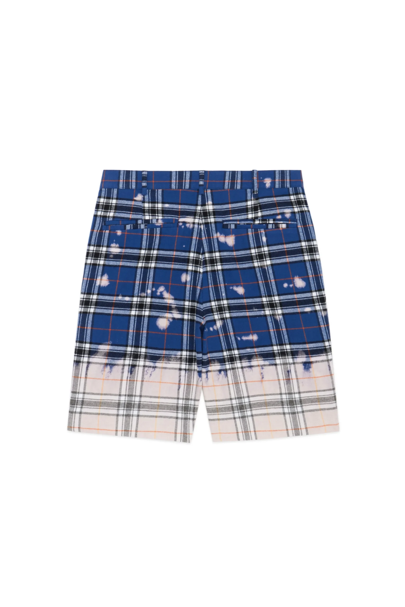Bleached Flannel Shorts-Teddy Fresh Best