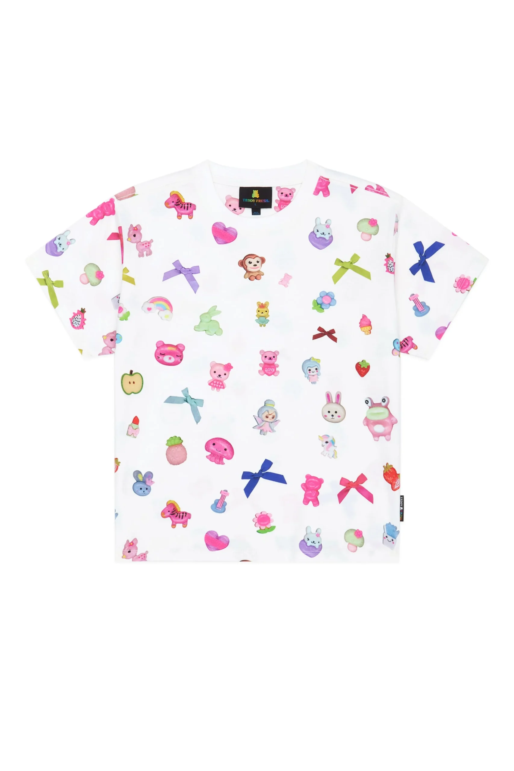 Bows u0026 Buttons Fitted Tee-Teddy Fresh Best