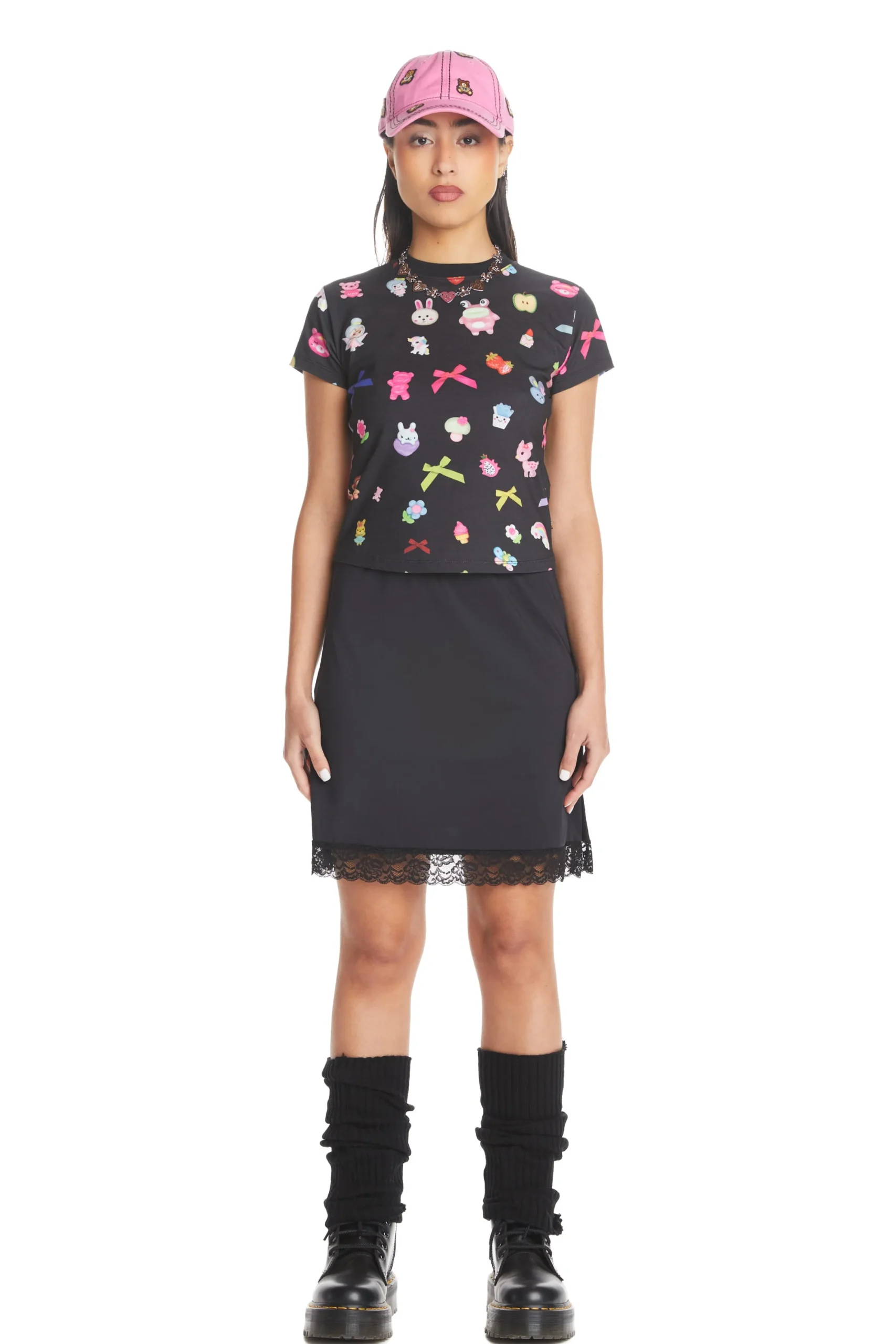 Bows u0026 Buttons Fitted Tee-Teddy Fresh Best