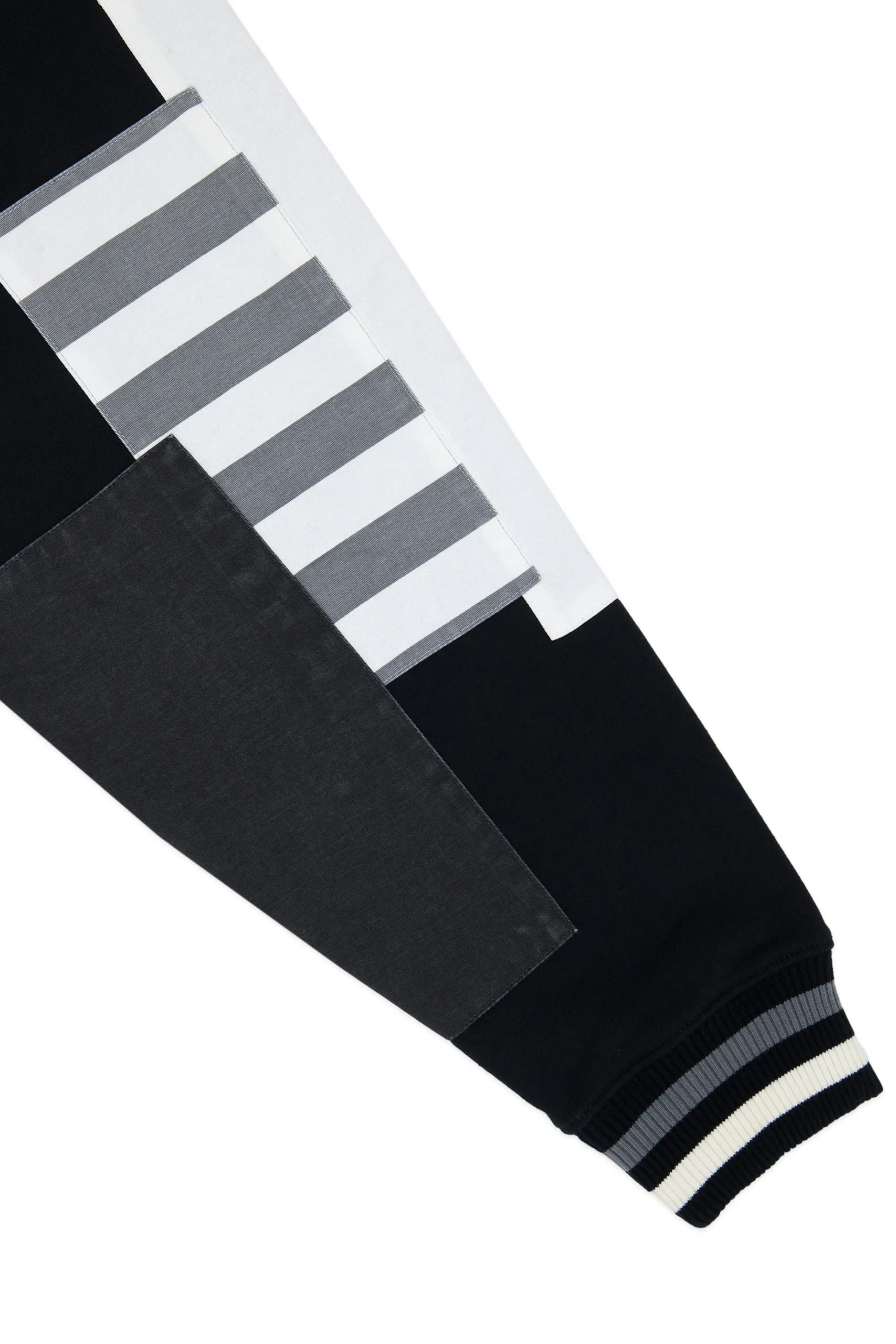 Box Paneled Crewneck-Teddy Fresh Cheap