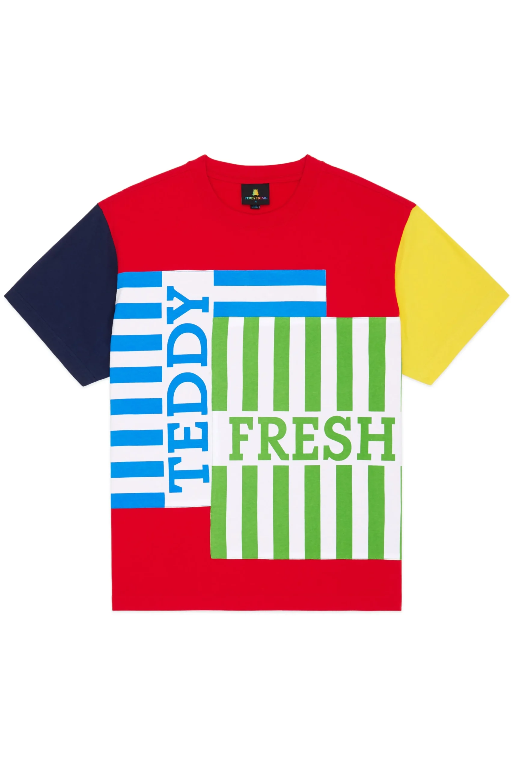 Box Paneled Tee-Teddy Fresh Store