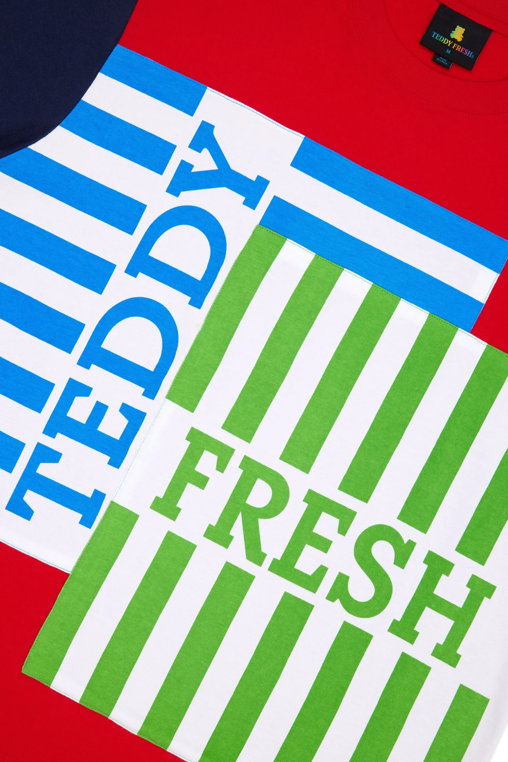Box Paneled Tee-Teddy Fresh Store