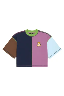 Boxy Color Block Tee-Teddy Fresh Discount