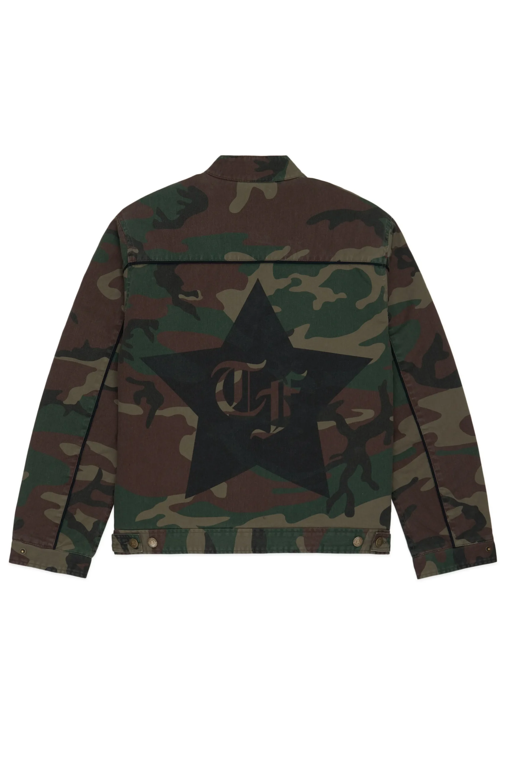 Camo Moto Jacket-Teddy Fresh Flash Sale