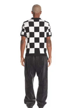 Check Clash Sweater-Teddy Fresh Discount
