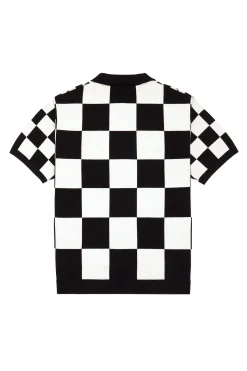 Check Clash Sweater-Teddy Fresh Discount