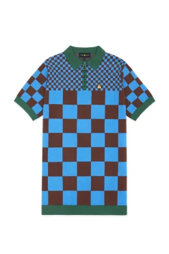 Check Clash Sweater Dress-Teddy Fresh Store