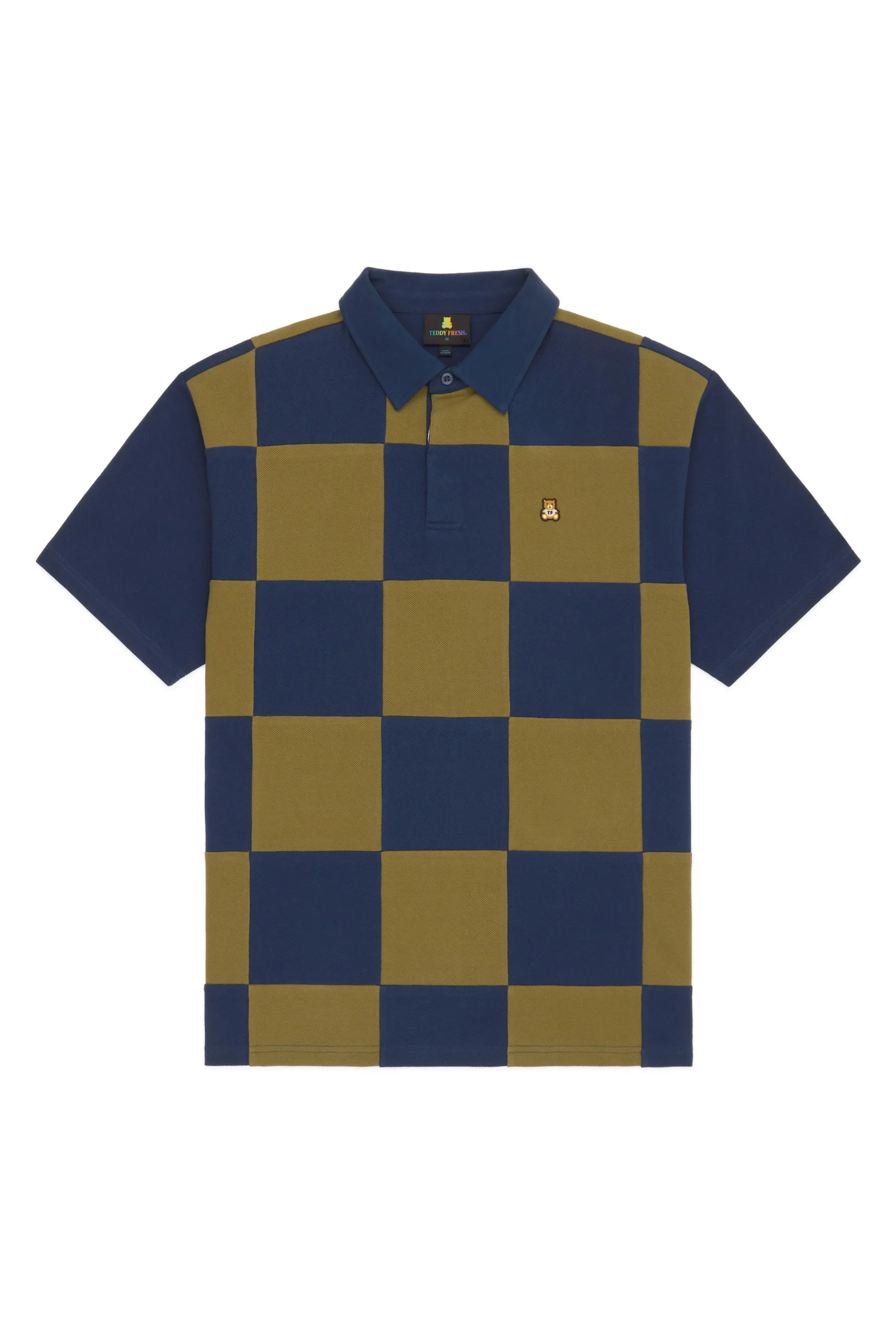 Checkerboard Rugby Shirt-Teddy Fresh New