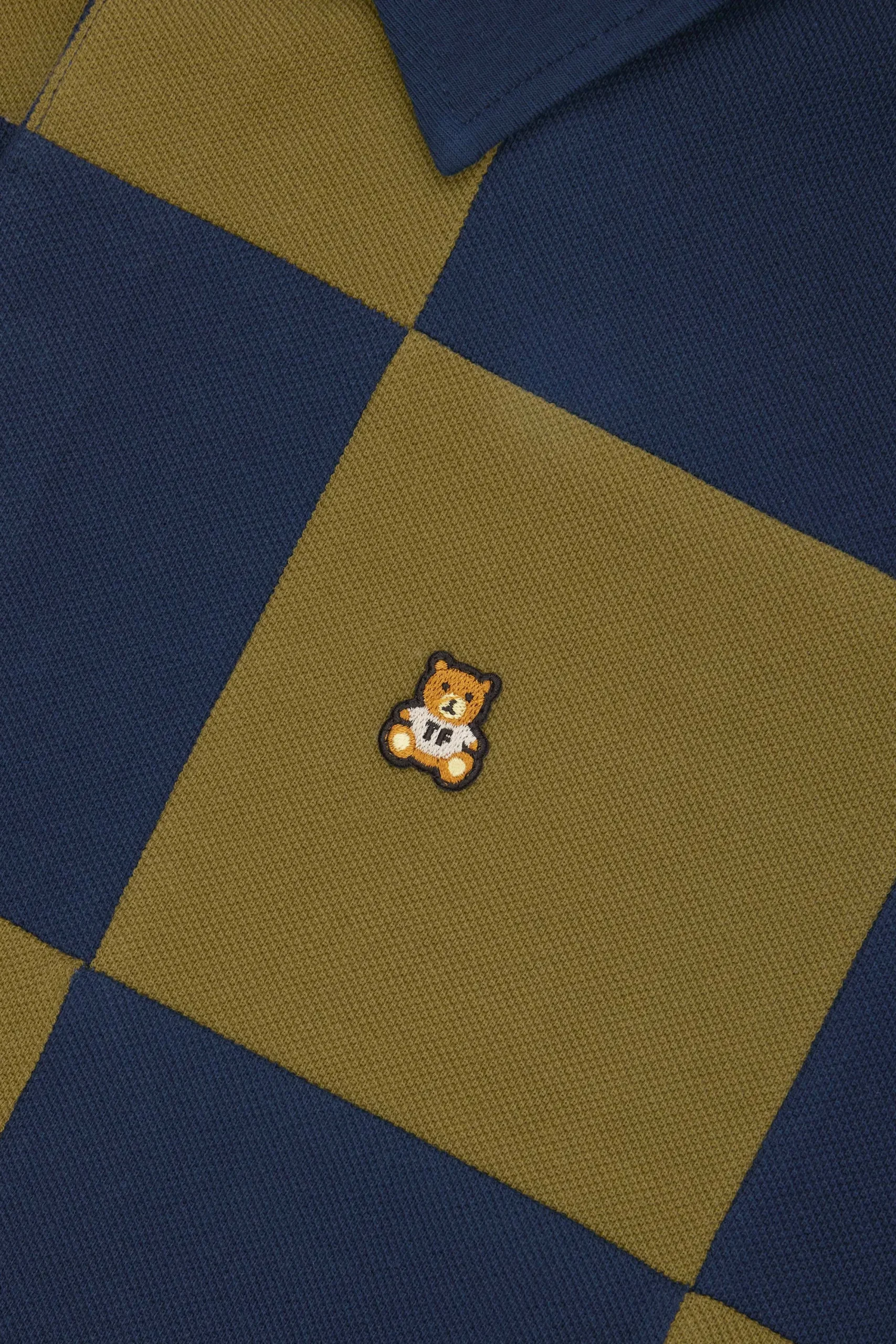 Checkerboard Rugby Shirt-Teddy Fresh New