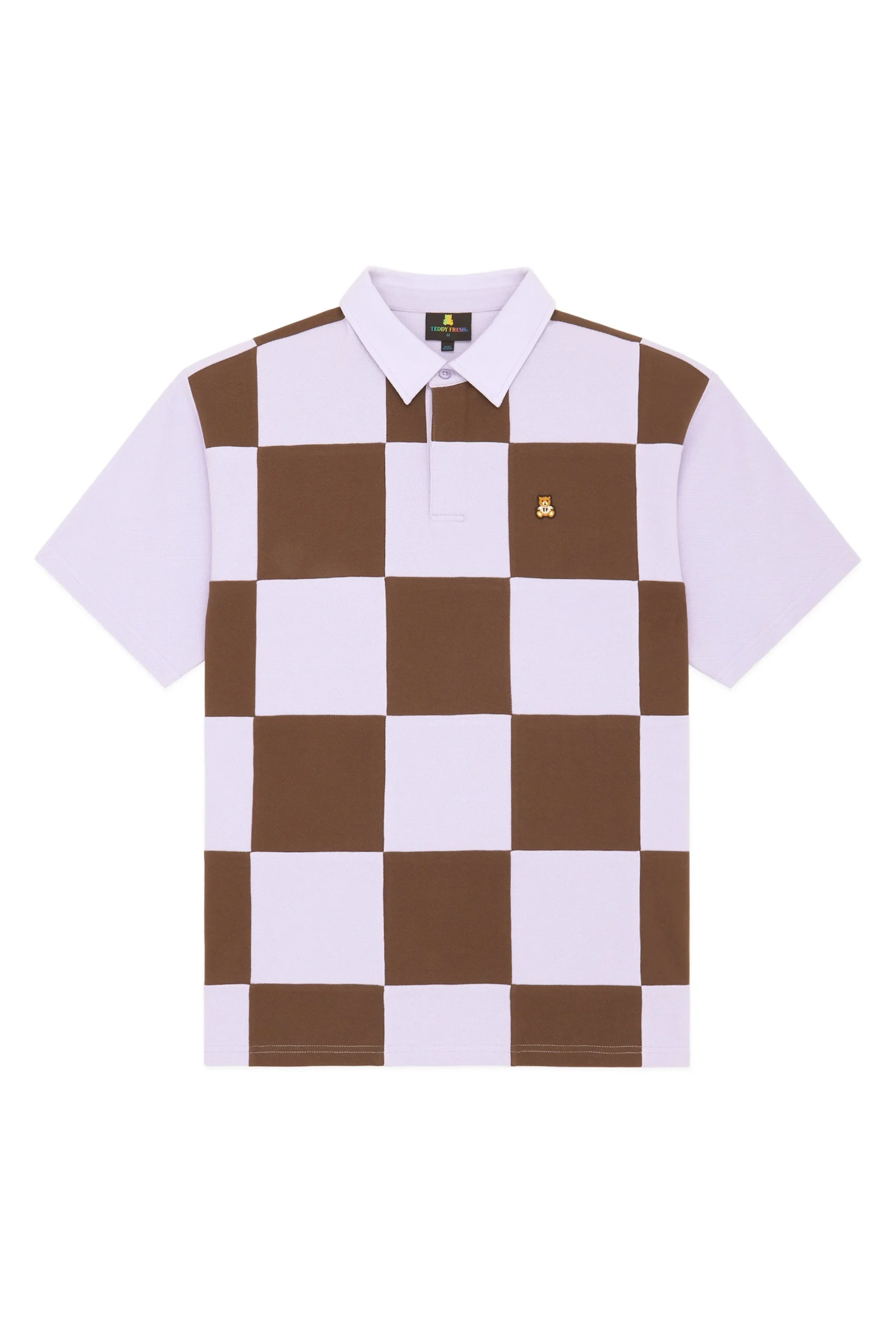 Checkerboard Rugby Shirt-Teddy Fresh New