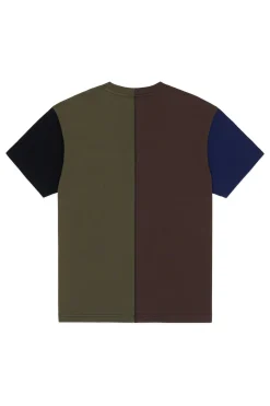 Color Block Split Tee-Teddy Fresh Best