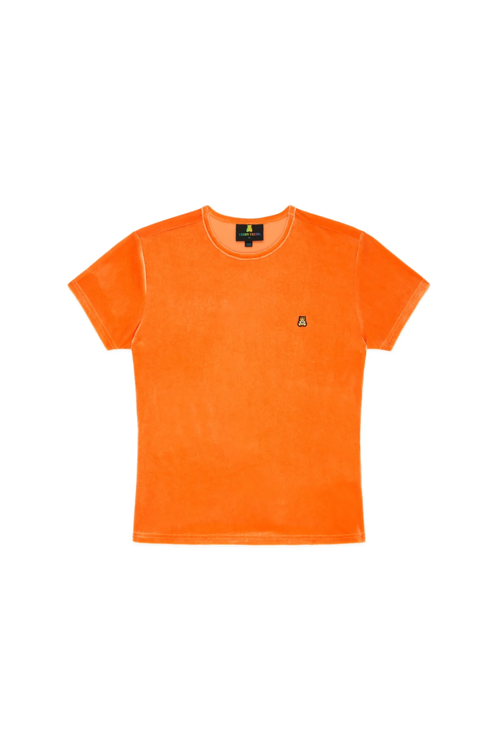 Color Pop Velour Tee-Teddy Fresh Cheap