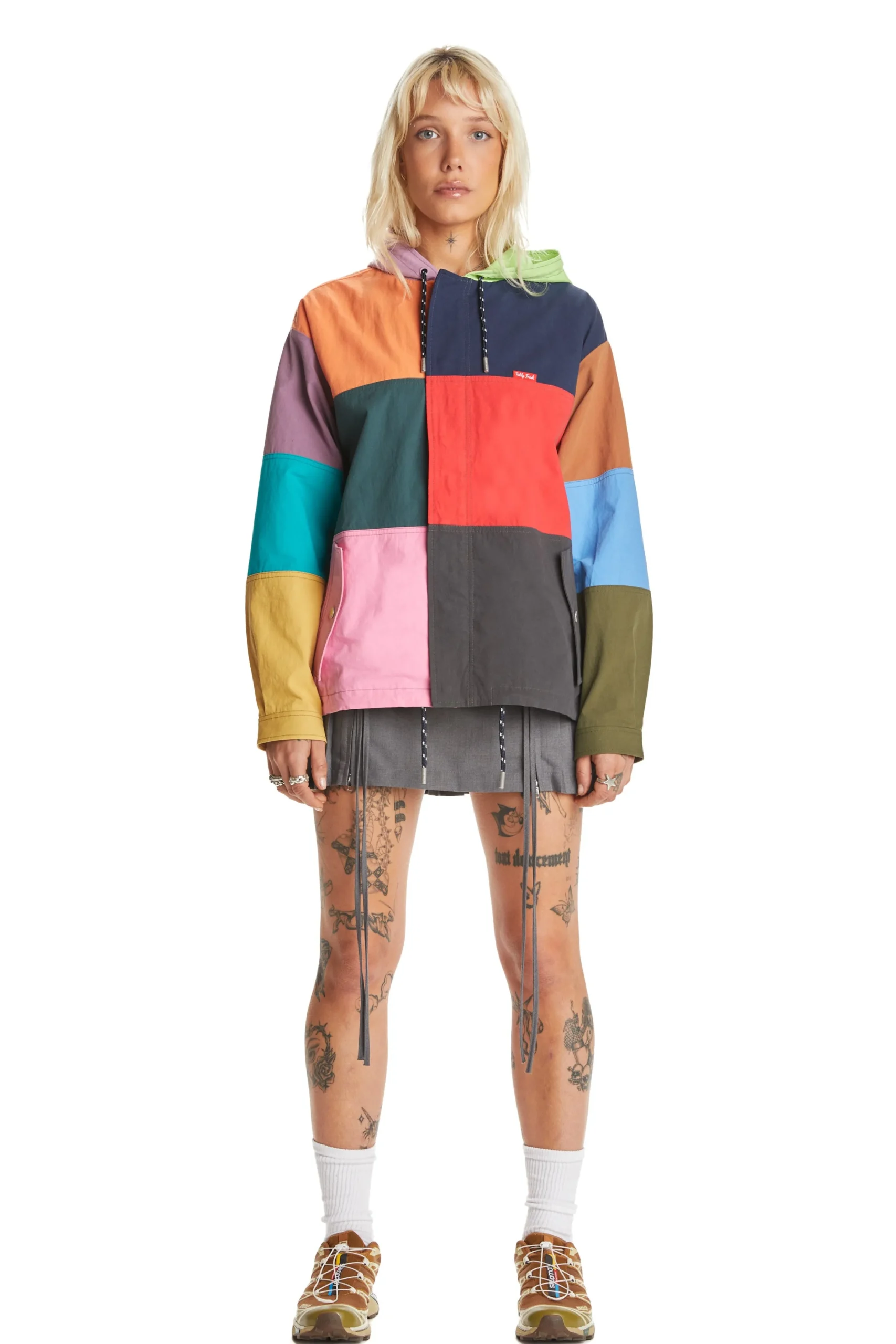 Colorplay Hooded Jacket-Teddy Fresh Flash Sale