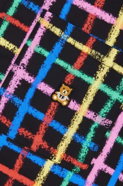 Crayon Checkered Camp Shirt-Teddy Fresh Fashion