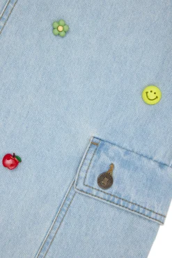 Denim Cargo Skirt-Teddy Fresh Best Sale