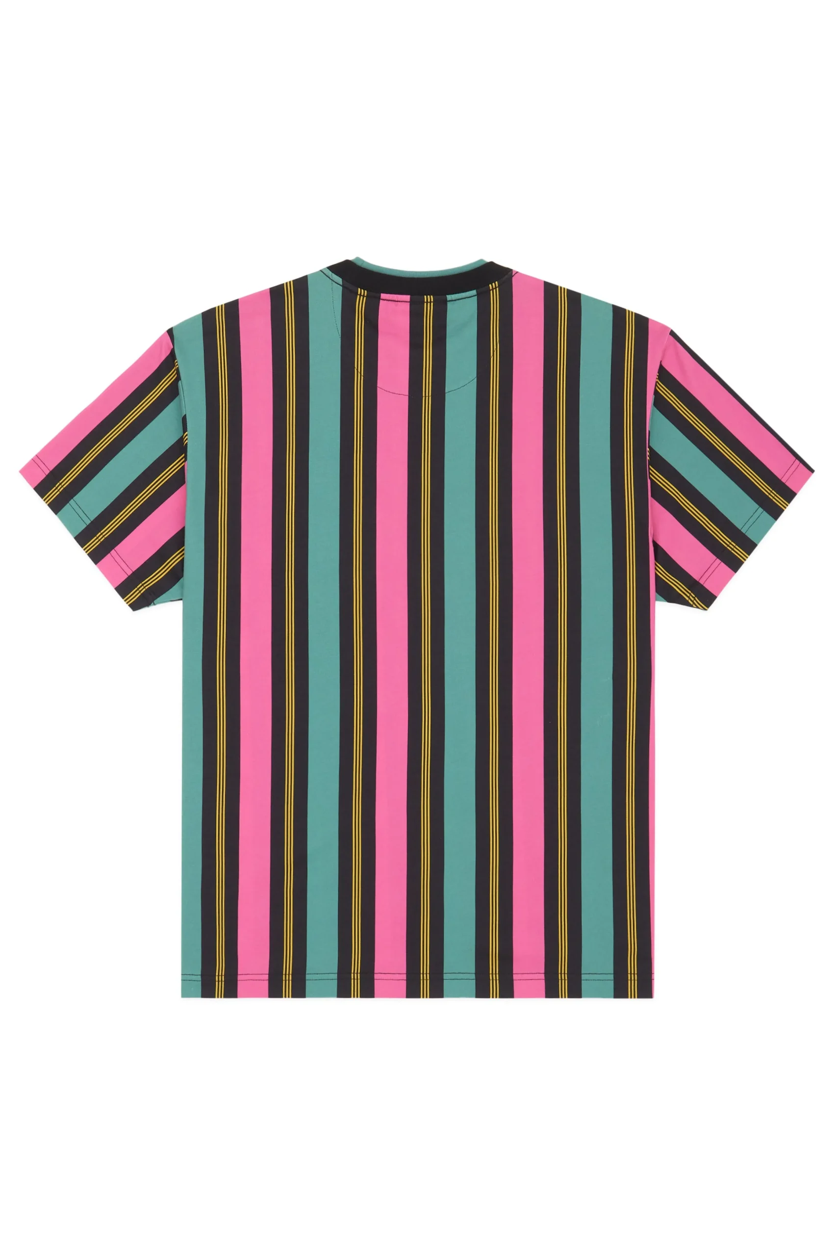 Double Collar Stripe Tee-Teddy Fresh Outlet
