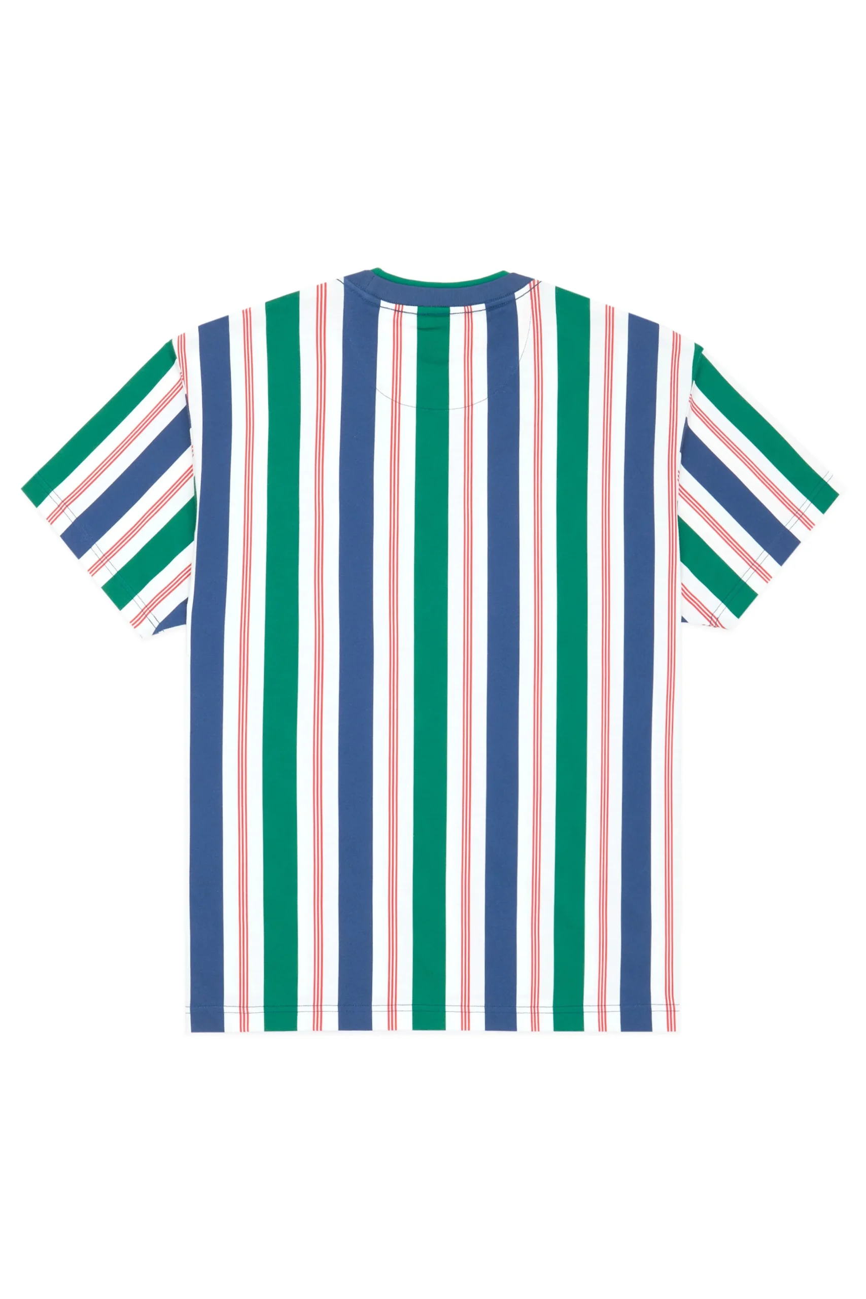 Double Collar Stripe Tee-Teddy Fresh Outlet