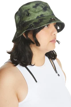 Eyelets Bucket Hat-Teddy Fresh Cheap