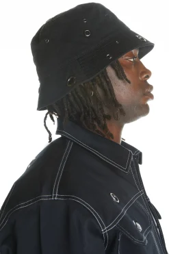 Eyelets Bucket Hat-Teddy Fresh Cheap