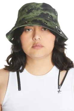 Eyelets Bucket Hat-Teddy Fresh Cheap