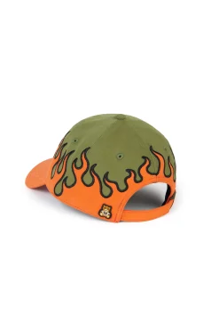 Flames Dad Hat-Teddy Fresh Flash Sale