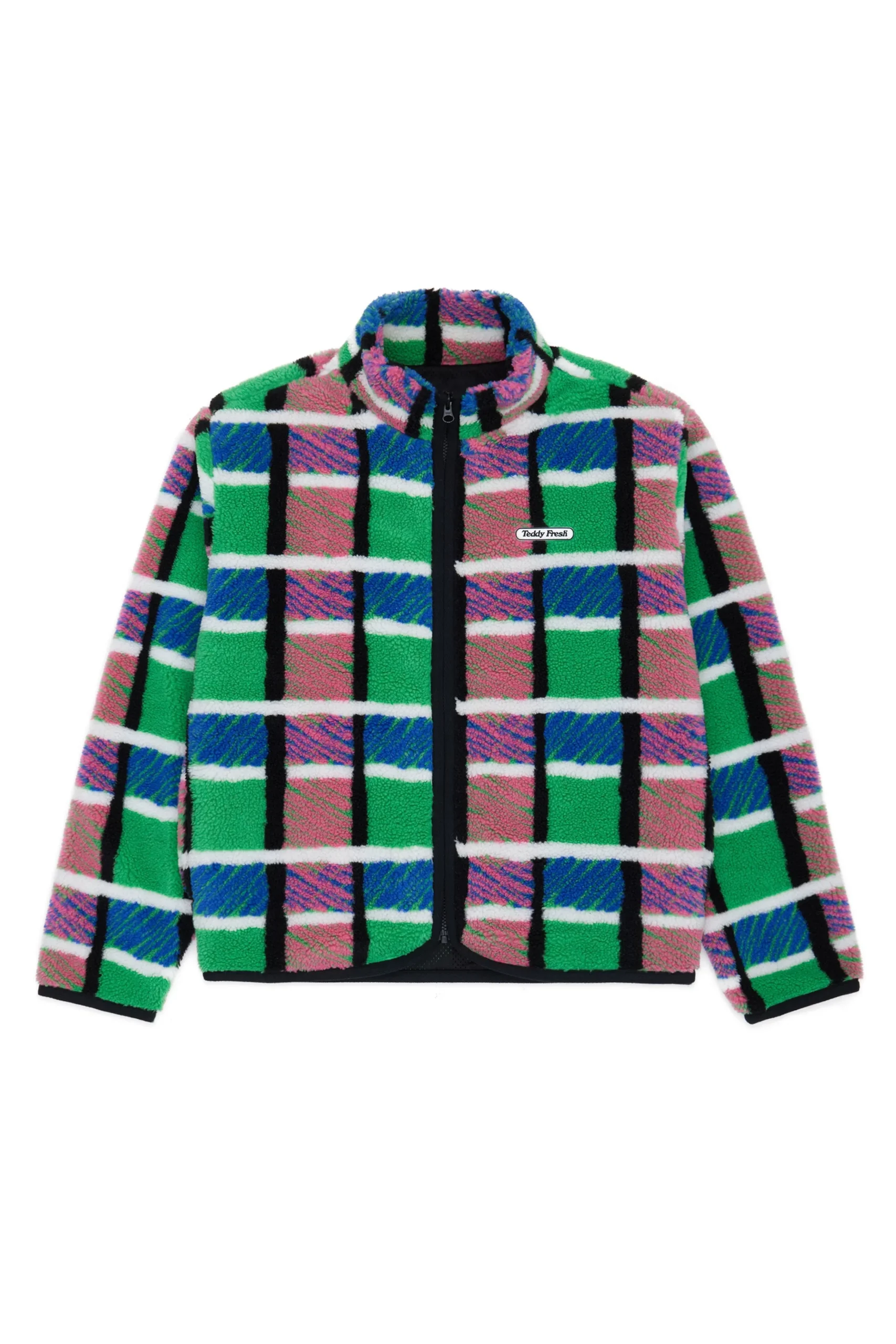 Full Zip Sherpa Jacket-Teddy Fresh Shop