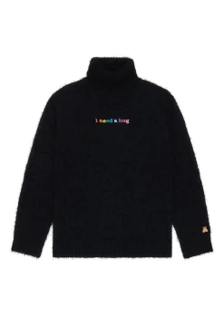 Fuzzy Oversized Turtleneck-Teddy Fresh Flash Sale