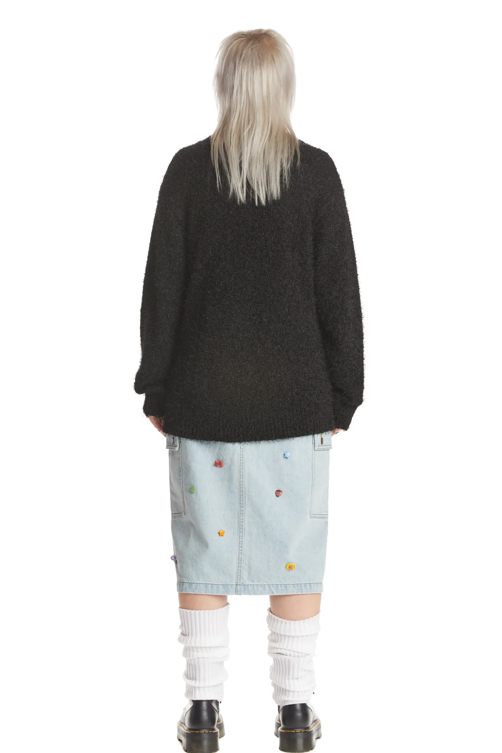 Fuzzy Oversized Turtleneck-Teddy Fresh Flash Sale