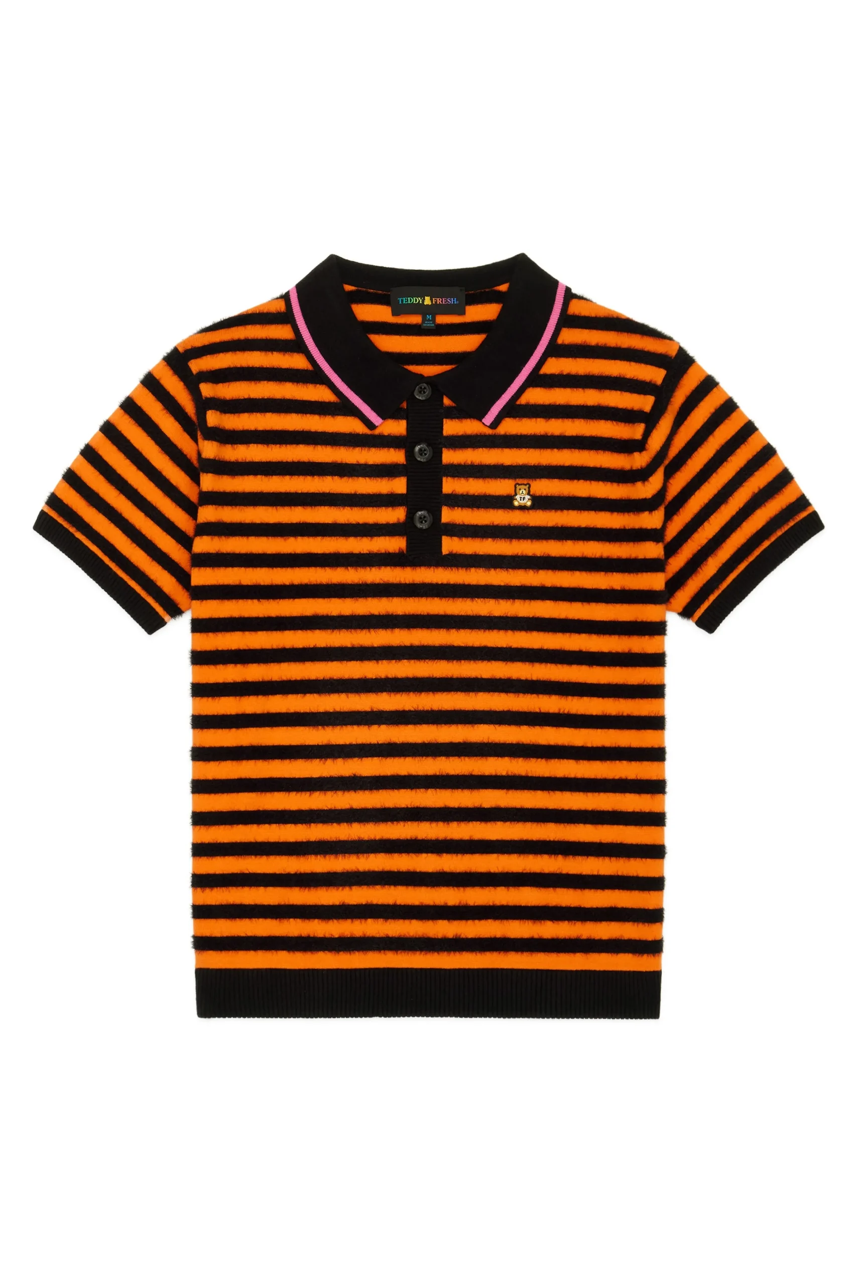 Fuzzy Stripe Knit Top-Teddy Fresh Sale