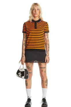 Fuzzy Stripe Knit Top-Teddy Fresh Sale