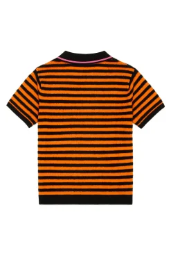 Fuzzy Stripe Knit Top-Teddy Fresh Sale
