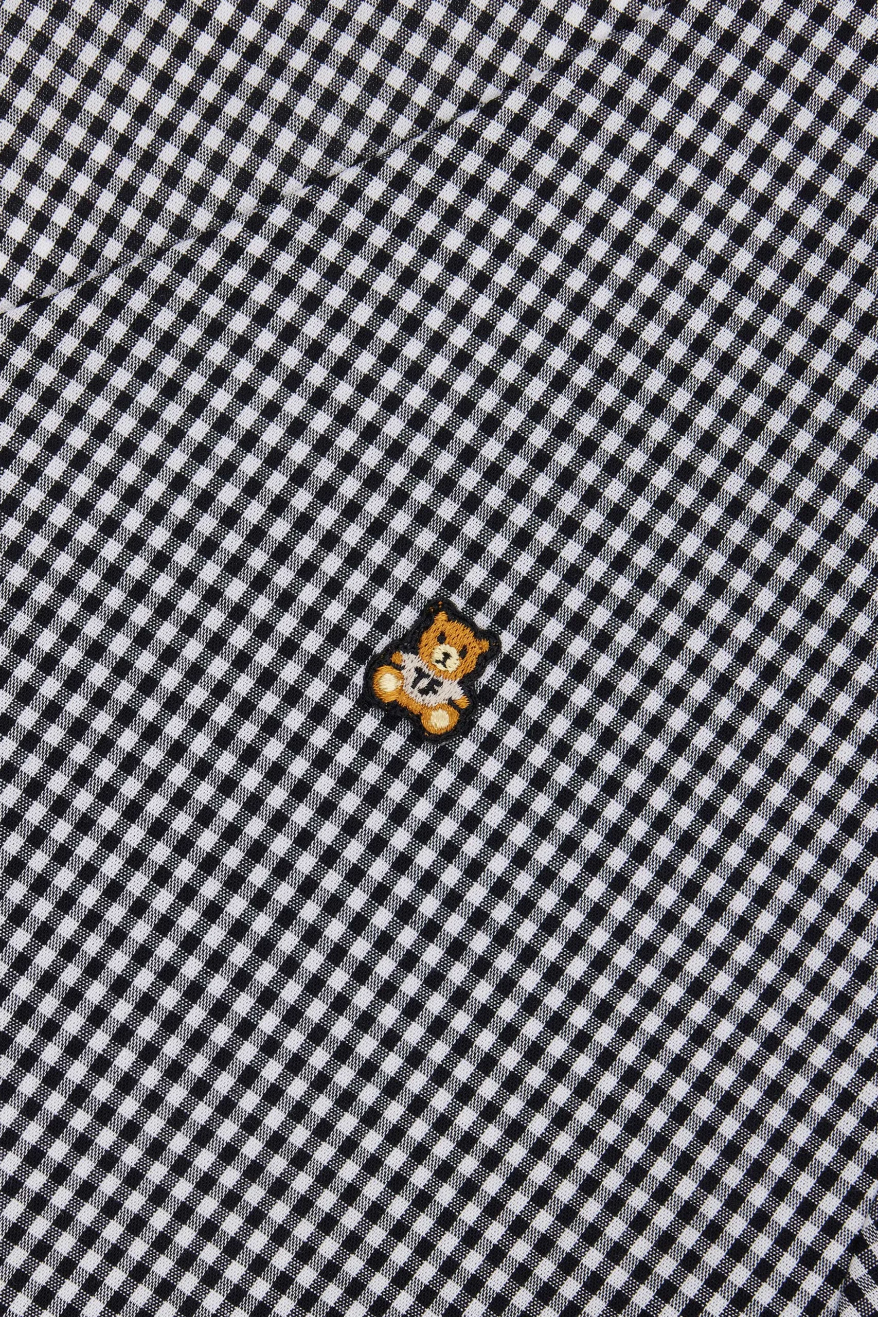Gingham Button Dress-Teddy Fresh New