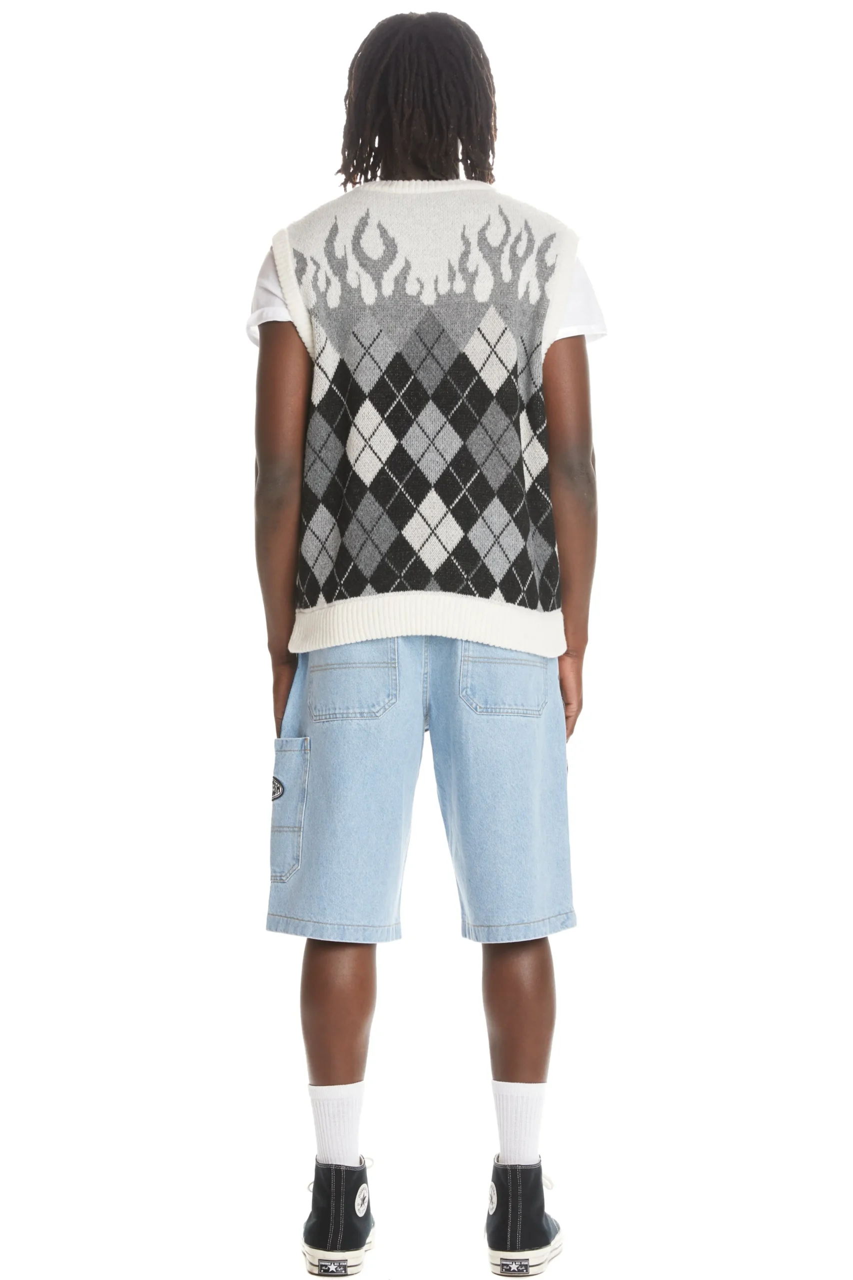 scale Flames Sweater Vest-Teddy Fresh Best Sale