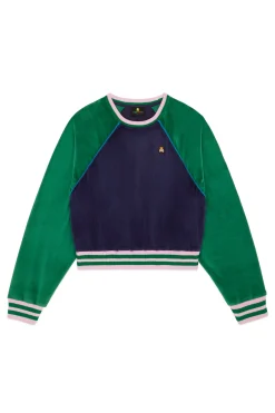 Heritage Velour Crewneck-Teddy Fresh Flash Sale