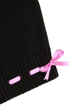 I Heart U Ribbon Weave Sweater-Teddy Fresh Store