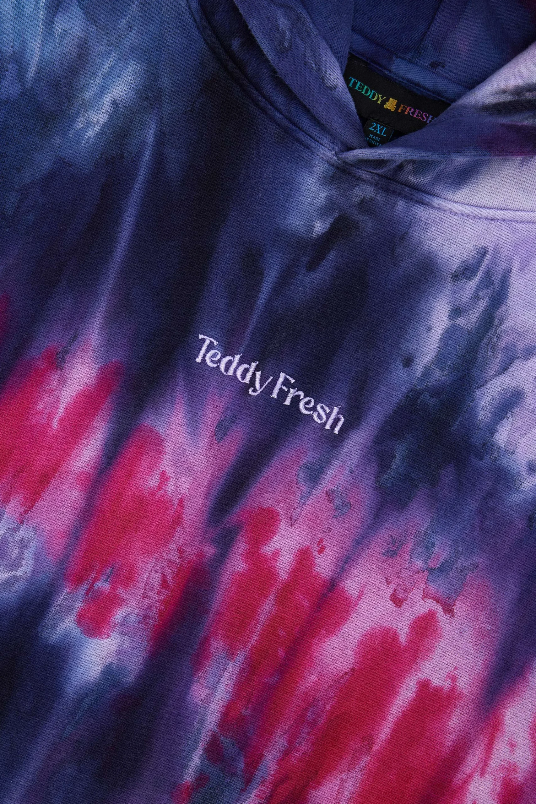 Ice Dye Hoodie-Teddy Fresh Flash Sale
