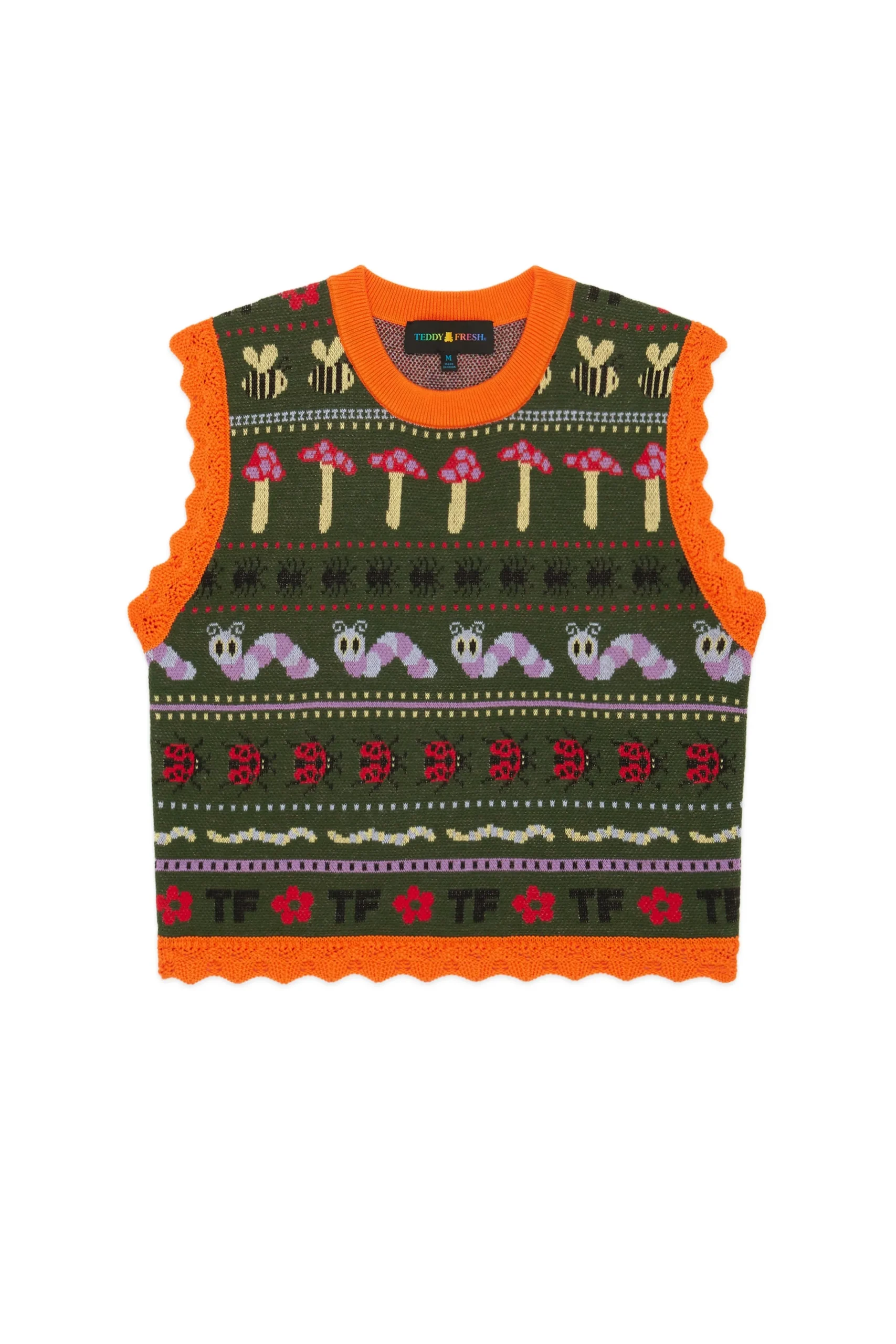In The Garden Sweater Vest-Teddy Fresh Clearance
