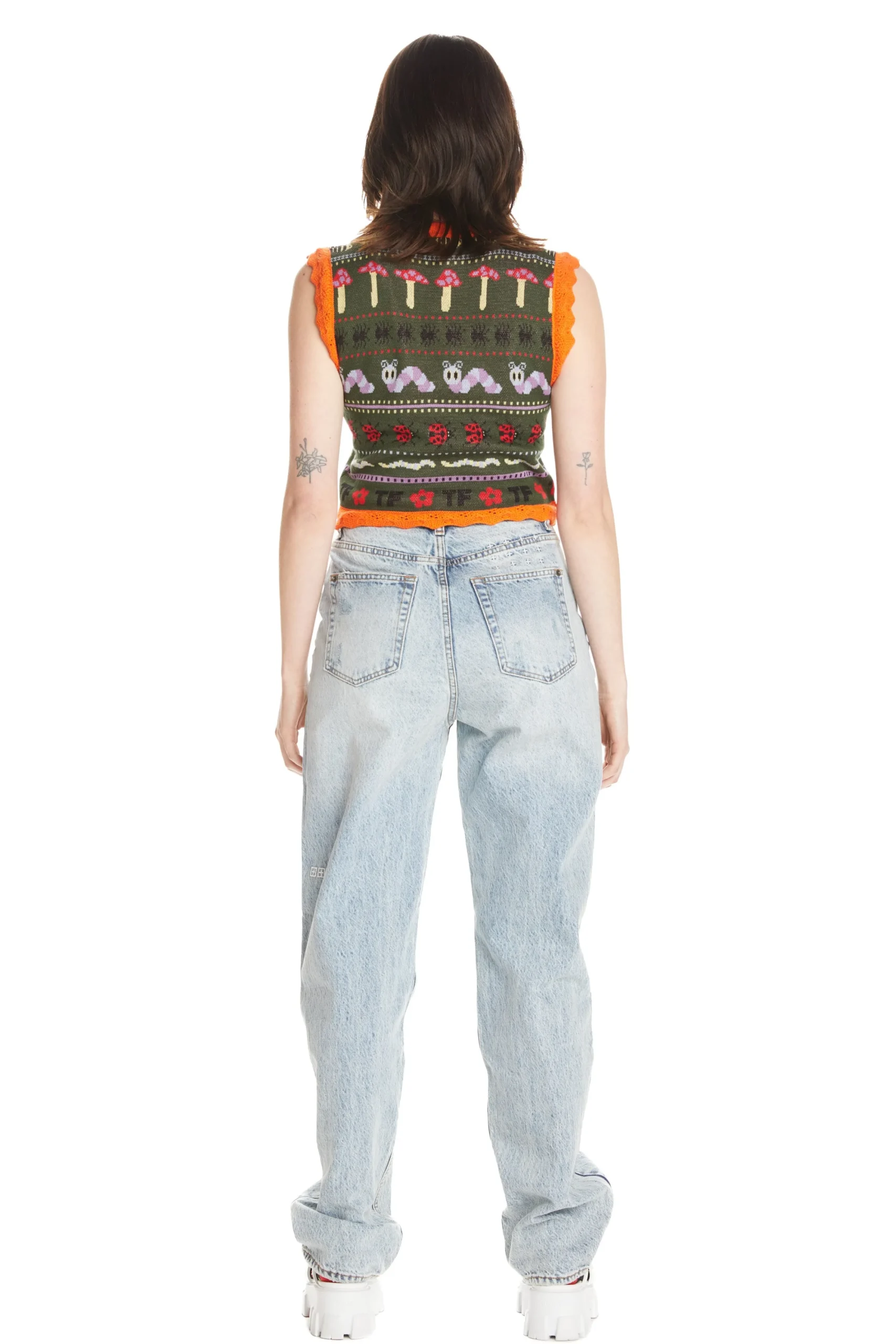 In The Garden Sweater Vest-Teddy Fresh Clearance