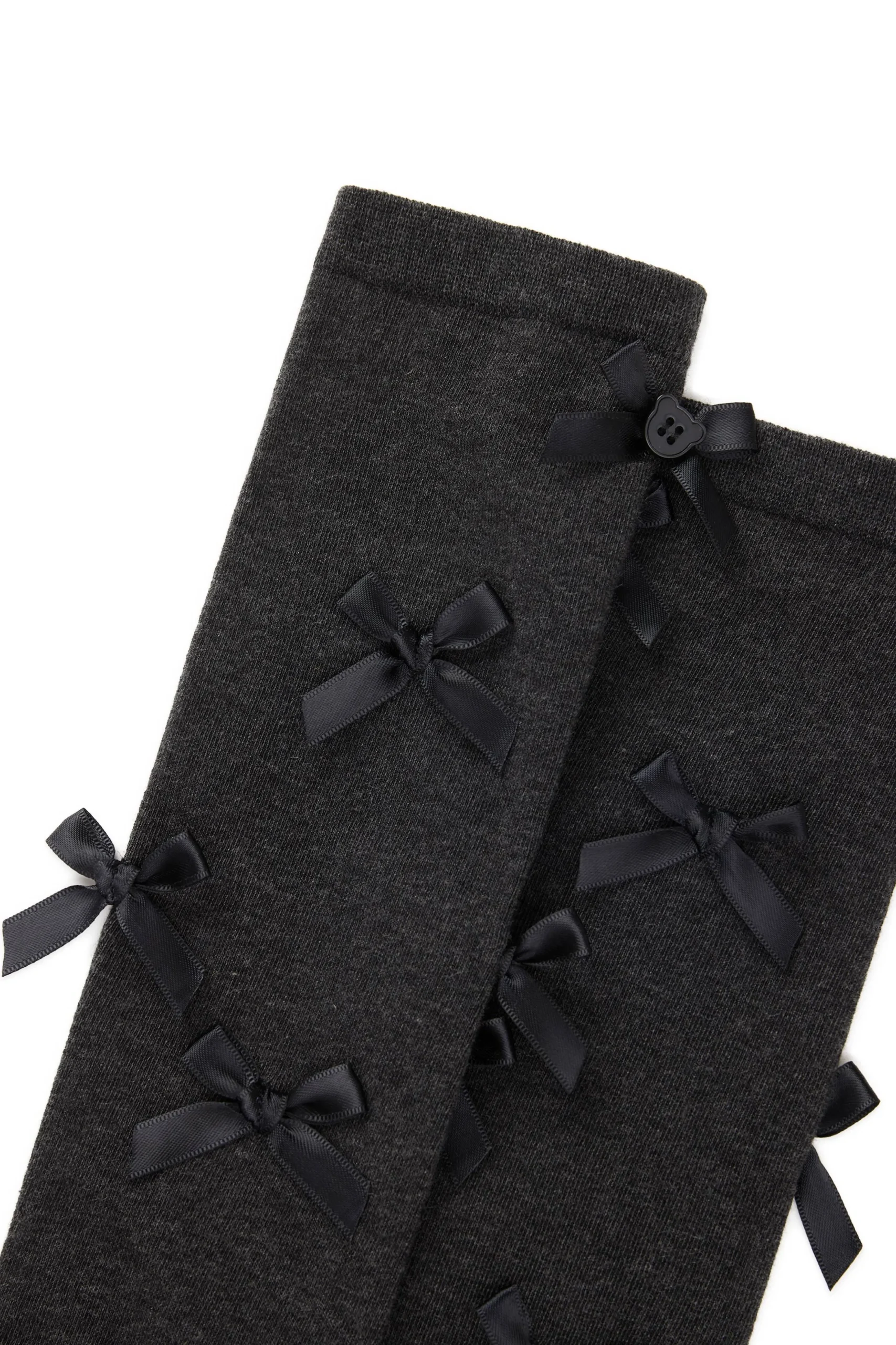 Knee High Bow Socks-Teddy Fresh New