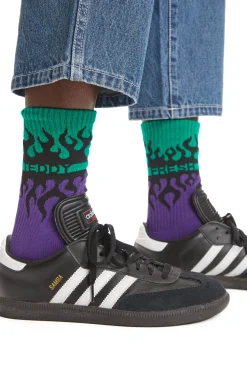 Mirrored Flame Socks - 3 Pack-Teddy Fresh Hot