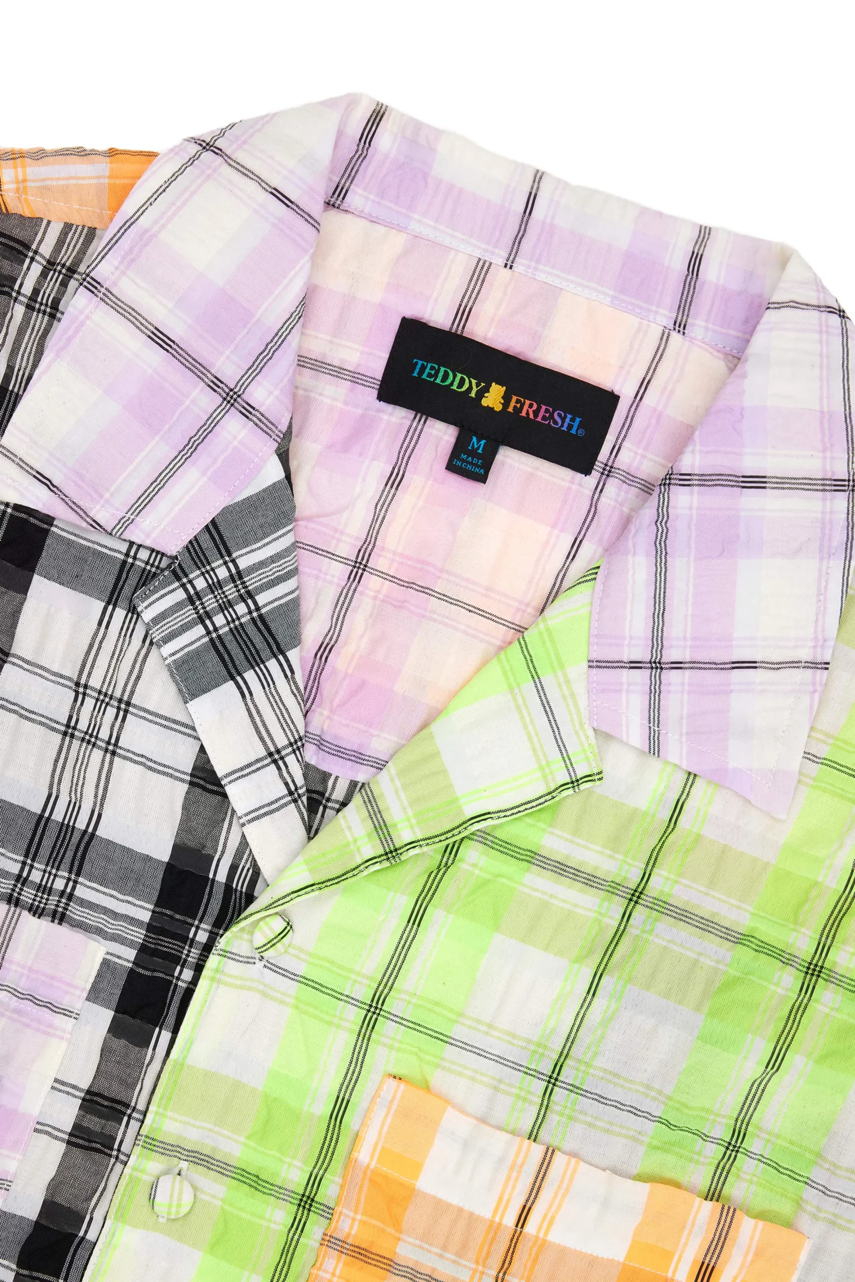 Neon Panel Shirt-Teddy Fresh Discount
