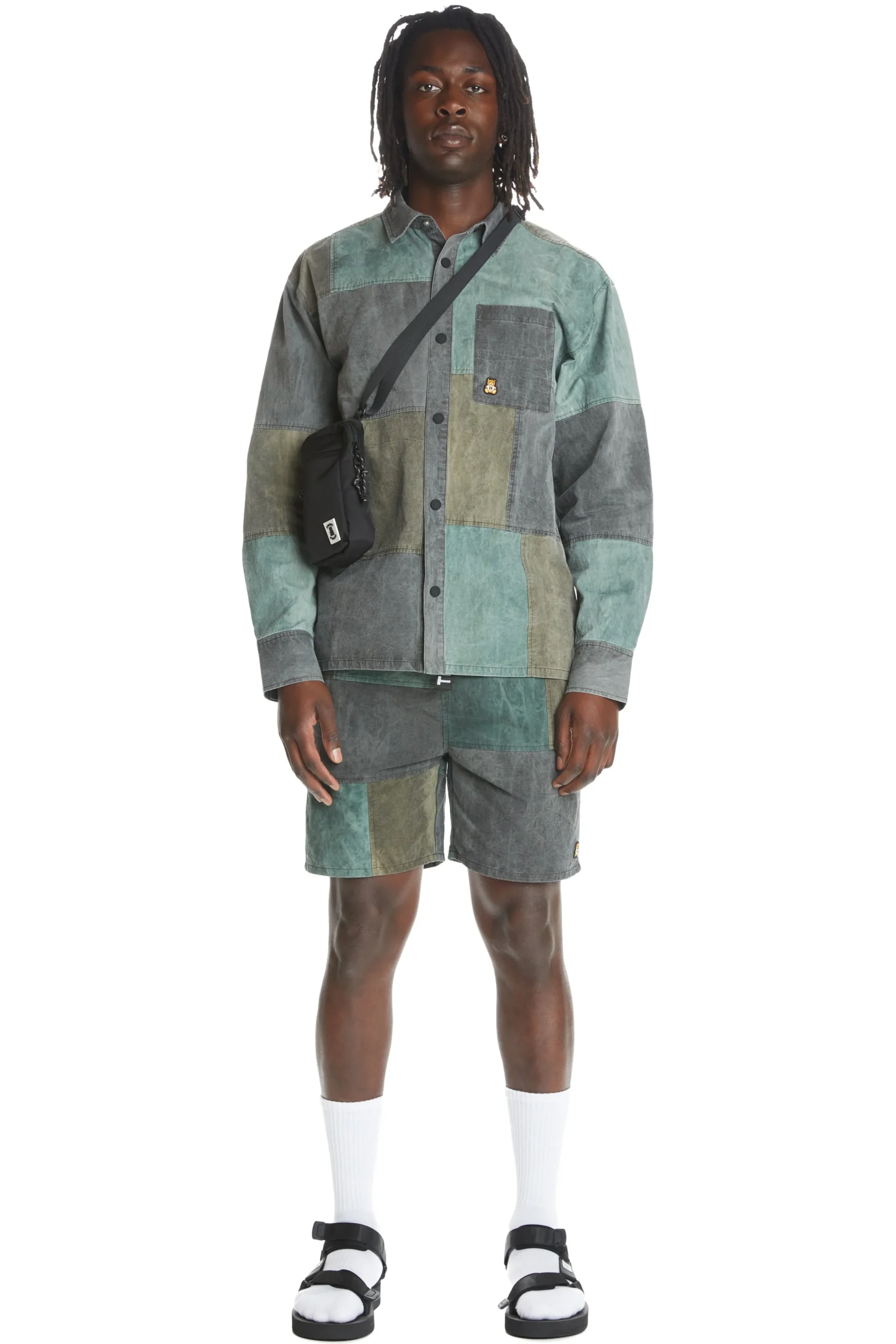 Pieced Together Shirt-Teddy Fresh Discount