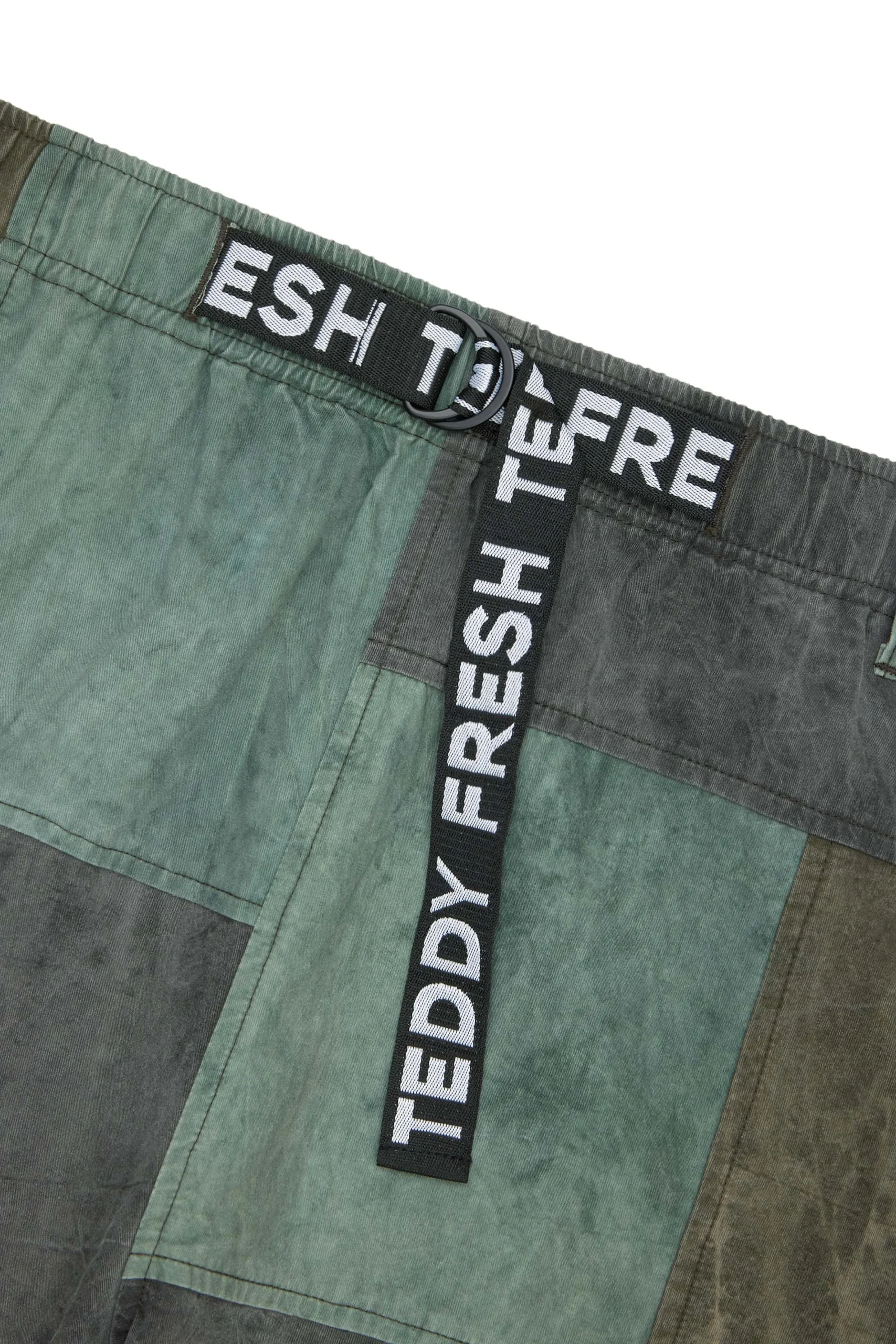 Pieced Together Shorts-Teddy Fresh Cheap