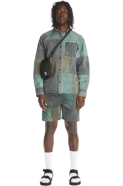 Pieced Together Shorts-Teddy Fresh Cheap