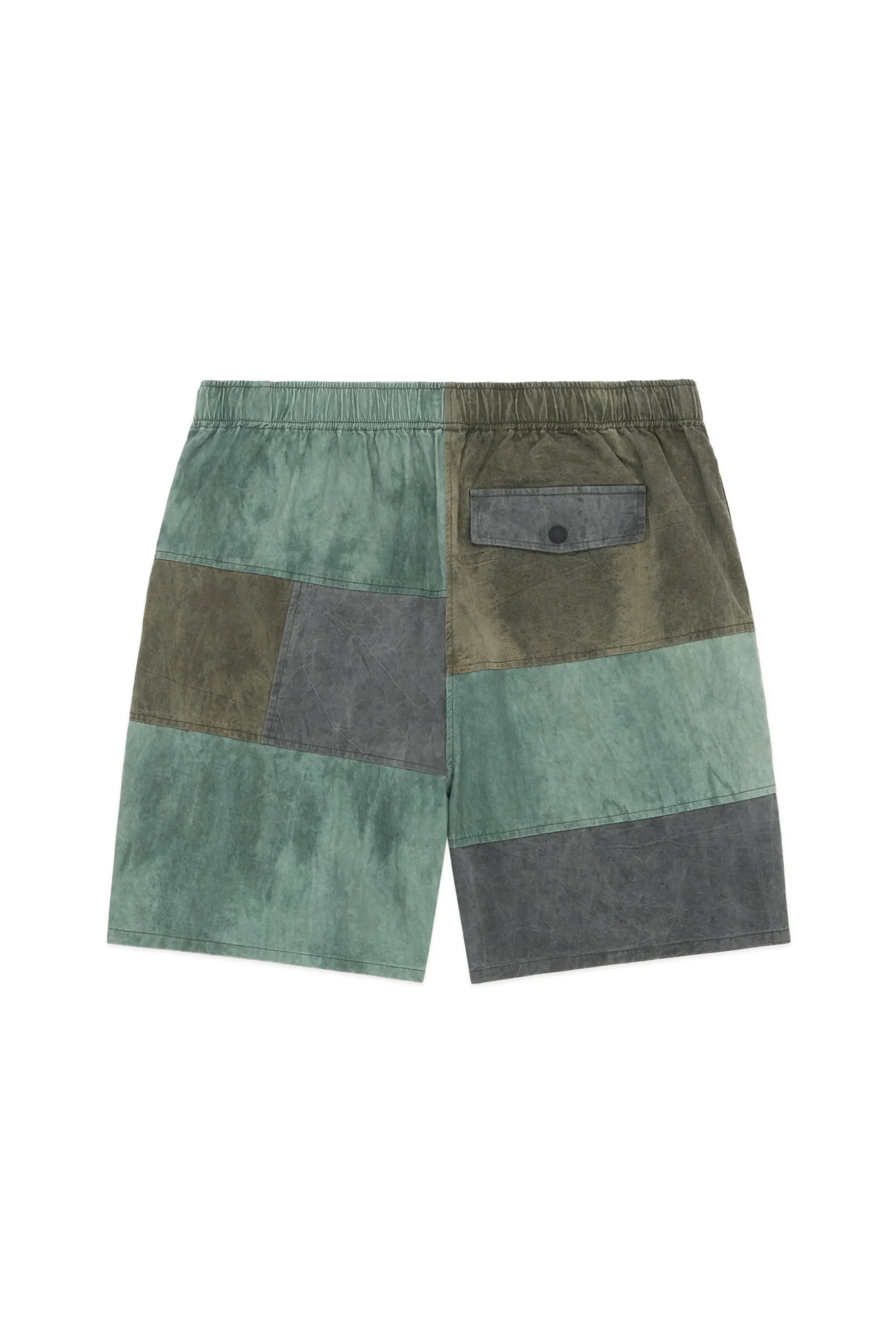 Pieced Together Shorts-Teddy Fresh Cheap
