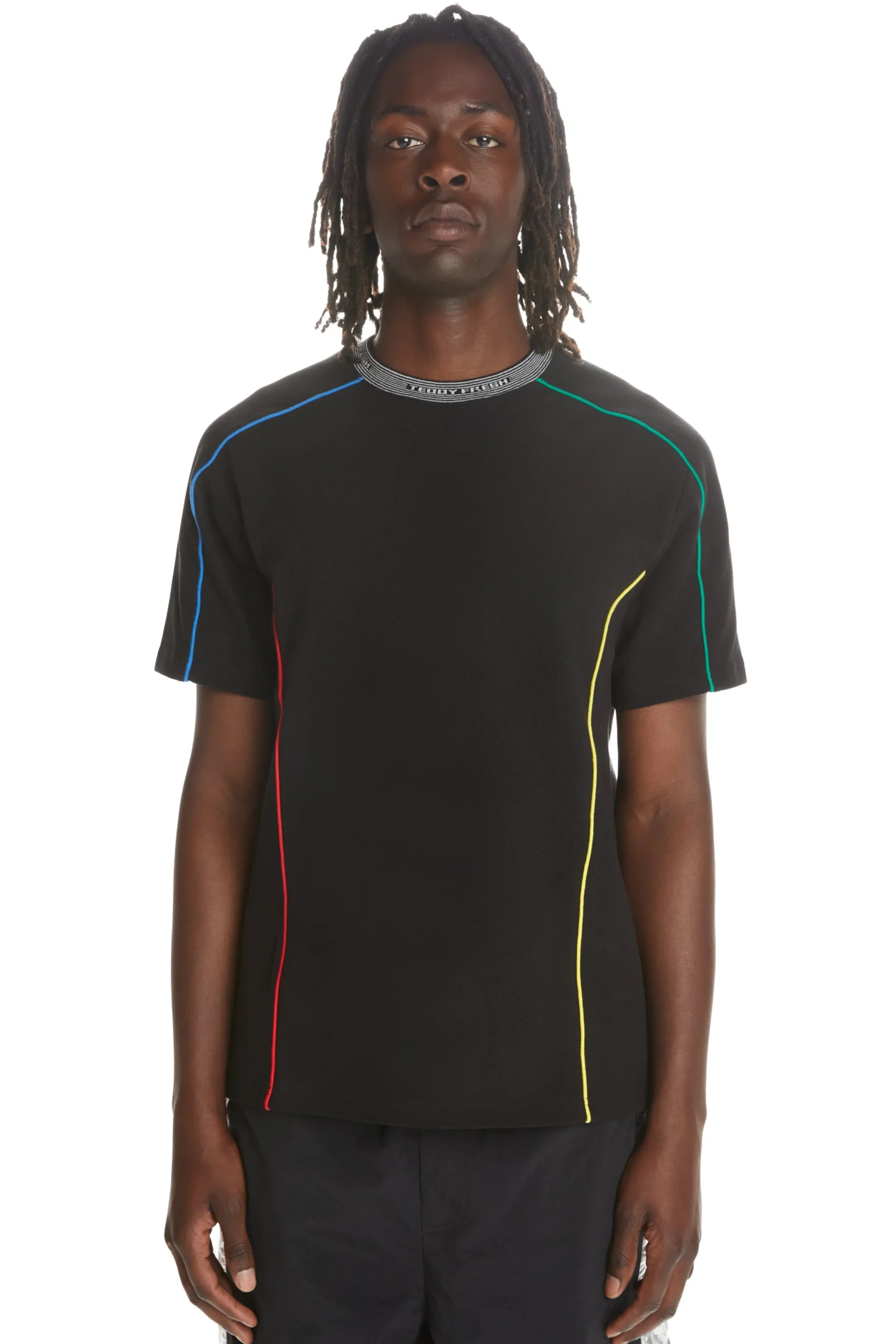Pique Piping Tee-Teddy Fresh Best