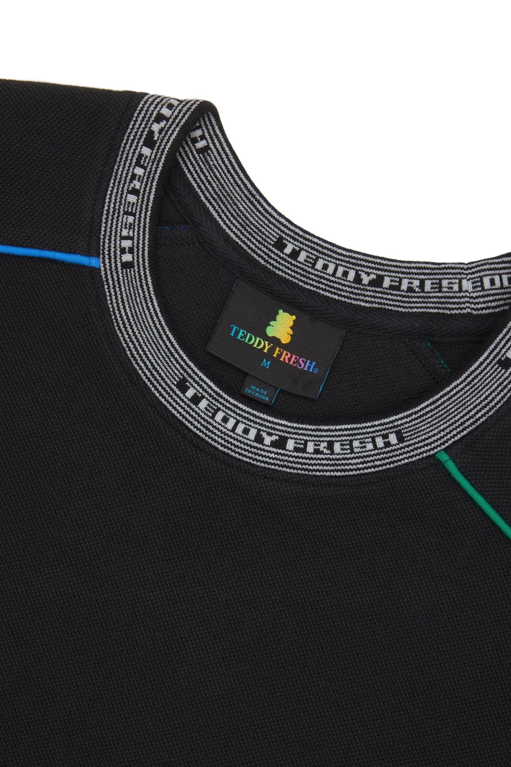 Pique Piping Tee-Teddy Fresh Best